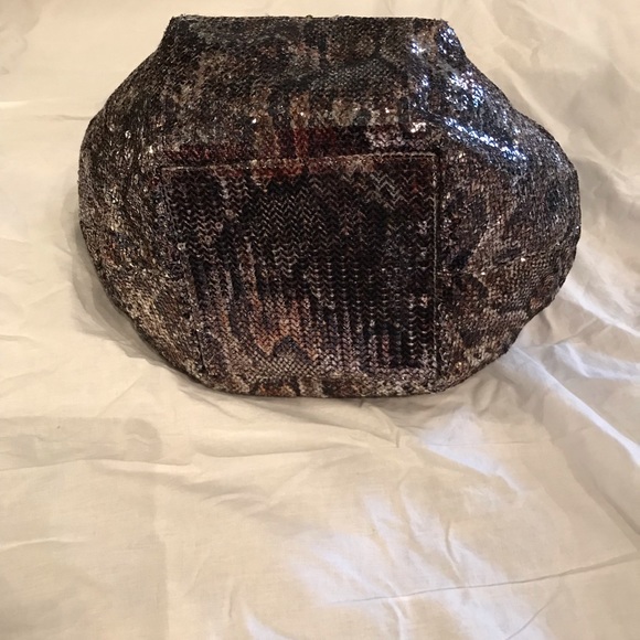 Jimmy Choo Diego Multicolor Python Print Purse - Picture 5 of 8